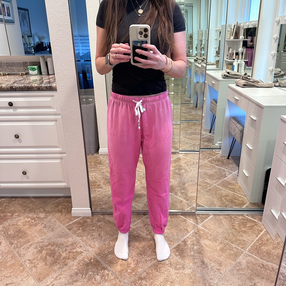 Pink Z Supply jogger pants
